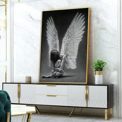 #ad #ad Beauty Angel Girl Poster Canvas Painting Wall Art Home Decor Pictures Prints Art $18.79