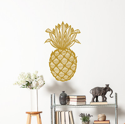 #ad #ad Pineapple Wall Decals Pine Fruit Kitchen Decor Rustic Stickers for Home S91 $72.99