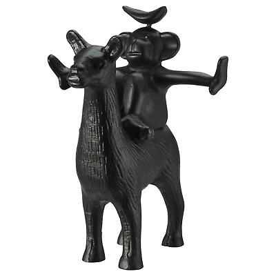 #ad Ikea Nybyggd Modern Home Decoration Animal Llama Monkey Black New $17.81