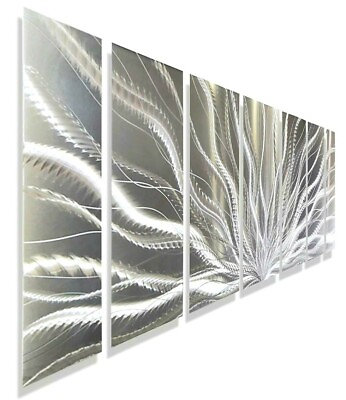 #ad Abstract Metal Wall Art Large Wall Sculpture Panels Signed Original Jon Allen $390.00