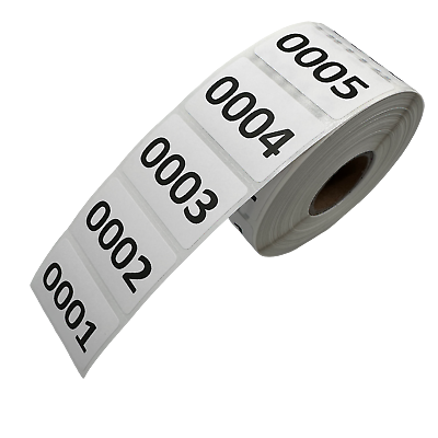 #ad Inventory Number Stickers Consecutive Number Labels Self Adhesive $12.95