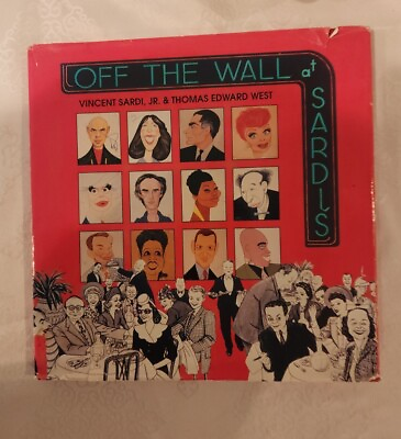 #ad Off the Wall at Sardi#x27;s by Vincent Sardi JR. HC DJ SIGNED $95.00