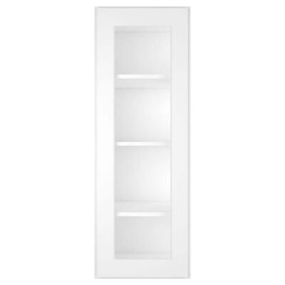 #ad HOMEIBRO Kitchen Cabinet 42quot;H Plywood Framed Painted W 3 Shelve Shaker White $192.66