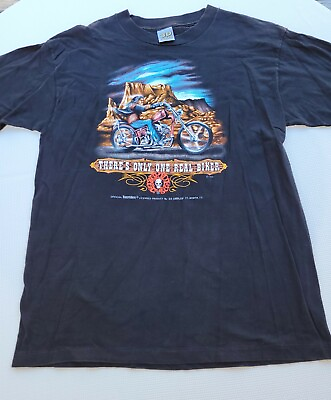 #ad Vintage 3 D Emblem SS Easyriders T Shirt Only One Real Biker Large $300.00