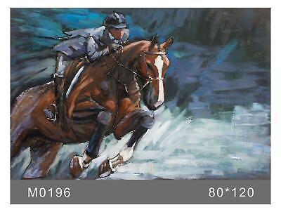 #ad 3D Wall Art Painting of Equestrian Girl on Horseback Metal amp; Wood Mixed Media $249.00