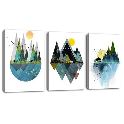 #ad Wall Art for Living Room Sunset Canvas Prints Picture Bathroom Wall Decor Abs... $34.06