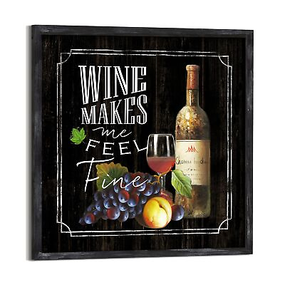 #ad Kitchen Wall Decor Wine Picture: Rustic Wine Glasses Sign Wood Print Decorati... $56.04