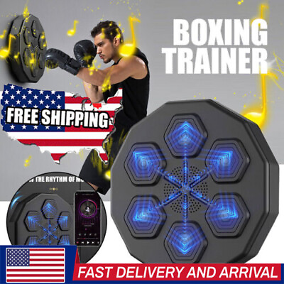 #ad Electronic Wall Target Sandbag Training Music Boxing Machine Sports Home 🔥👍 $99.99