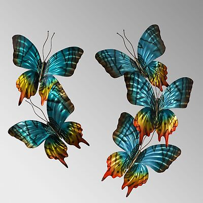 #ad #ad Sunset Butterfly Indoor Outdoor Metal Wall Hanging Art Sculpture $99.99