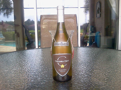 #ad 4 CHARDONNAY Wine Bottle Décor For Display in Kitchen Dining amp; Bar Area Pewter $4.99