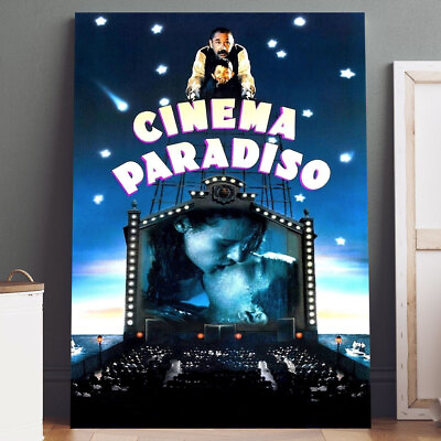 #ad Canvas Print: Cinema Paradiso Movie Poster Wall Art $14.95