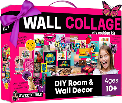 #ad #ad DIY Wall Collage Kit for Teen Girls 10 11 12 13 14 Year Old Girl Gifts – Tween $51.85