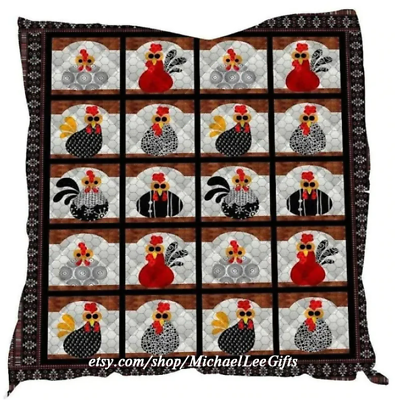 #ad Cute Chicken Big Lots Chicken Blanket new blanket dad gift new new $49.99