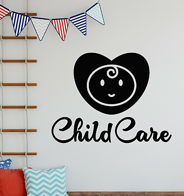 #ad Vinyl Wall Decal Child Care Nursery Cartoon Decor Kids Room Stickers g5584 $69.99