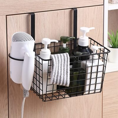 #ad Metal Wire Bathroom Holder for Body Care Over Cabinet Storage Basket for Hai... $30.99
