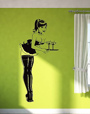 #ad Wall Stickers Vinyl Decal Hot Sexy Girl Teen Woman In Stocking Bedroom z2182 $49.99