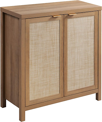 #ad SICOTAS Sideboard Buffets Storage Cabinet Boho Kitchen Coffee Bar Cabinet with $193.11