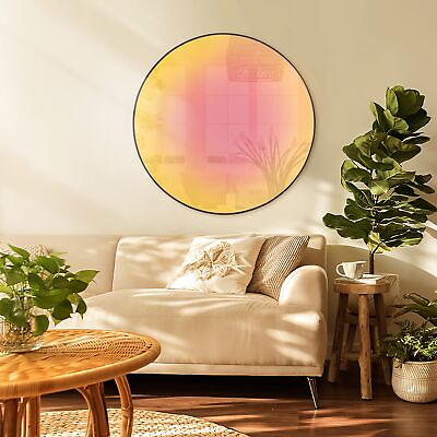 #ad 24 Inch Round Mirror Circle Mirror Wall Decor Mirror for Wall Hanging Decorat... $50.75