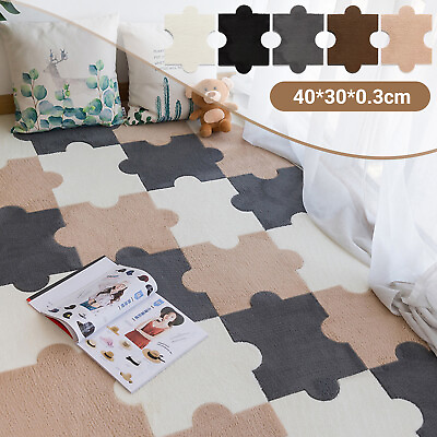#ad Self Adhesive Carpet Tile Home Furnishings Floor Easy Install DIY Bedroom Soft $205.99