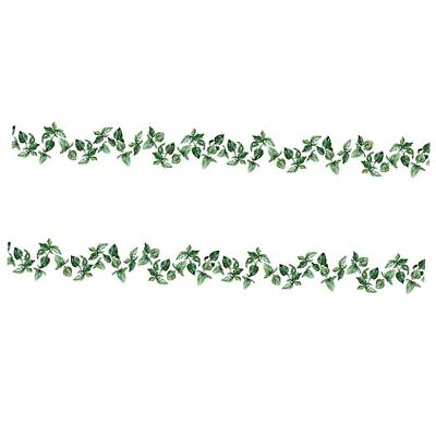 #ad Hanging Leaves Wall Stickers Green Vine Wall Decals for Bedroom Kitchen Living $20.79