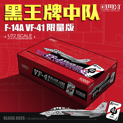 #ad #ad Great Wall Hobby S7202 1 72 VF 41 BLACK ACES F 14A LIMITED EDITION 2020 NEW $44.12