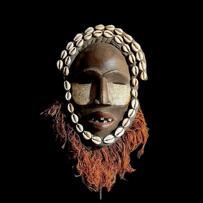 #ad African Wall Hanging Primitive Art Collectibles Home Decor Masque Dan G1374 $95.15