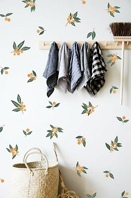 #ad Tangerines Wall Decals Tangerines Hand Drawn Decal $62.09