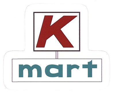 #ad Kmart Logo Sticker Reproduction $4.50
