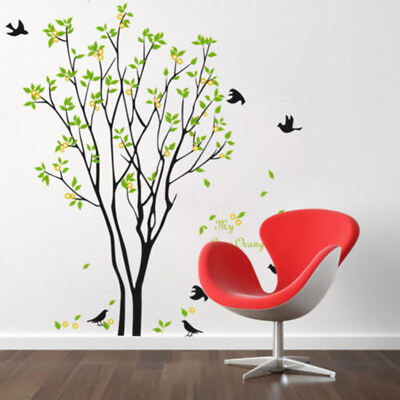#ad Hot DIY Home Decor Art Wall Sticker Removable Mural Decal Vinyl Tree Branch Bird $12.25