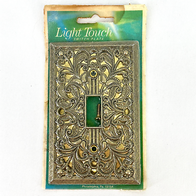 #ad Mid Modern Floral Filigree Light Switch Wall Plate Cover Angelo Brothers $30.00