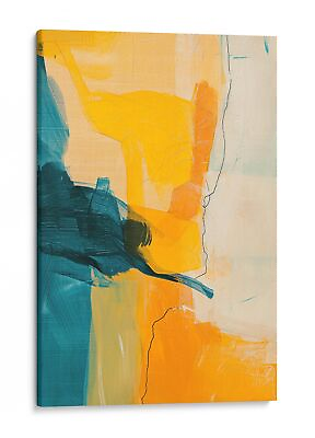 #ad Abstract Expressionist Art Canvas Print Modern Home Decor Wall Art $193.51