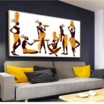 #ad Abstract African Women Canvas Painting Canvas Wall Art Wall Decor Poster amp; Print $26.31