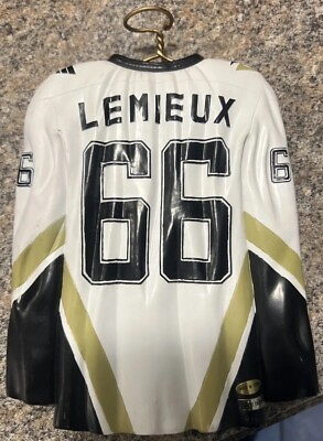 #ad NHL Pittsburgh Penguins Lemieux 66 jersey decor man cave 9quot; $9.99