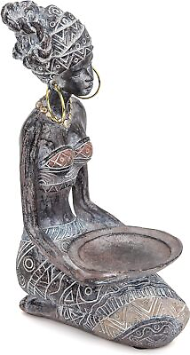 #ad African statue home decor accents sculptures modern decorations women figurine $49.99