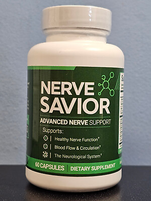 #ad Nerve Savior Advanced Nerve Support 60 Capsules New Sealed Exp 11 2025 $34.95