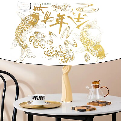 #ad #ad 2021 Chinese New Year Home Room Decor Removable Wall Stickers Decoration DIY $12.10