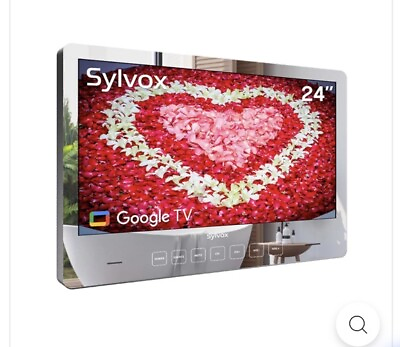 #ad Sylvox 24quot; Waterproof Smart Magic Mirror TV for Bathroom On Wall Model）New $364.00