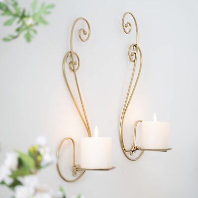 #ad Wall Sconce Candle Holder Metal Hanging Wall Decorations for HomeLiving Room... $46.02