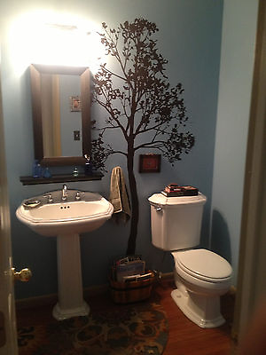 #ad #ad Simple Tree Large Wall Decal Forest Vinyl Sticker Nursery Art Detailed Bathroom $39.99