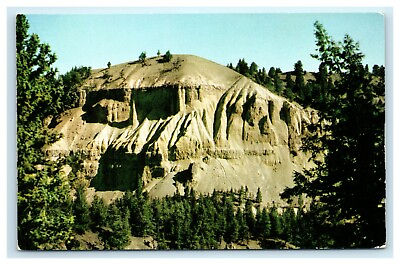 #ad POSTCARD Yellowstone Canyon Wall Near Tower Fall Columnar Basalt Formations WY $7.95