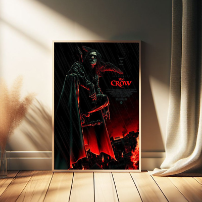 #ad The Crow Movie Poster Classic film Poster Gift Room Decor Wall Art $14.99