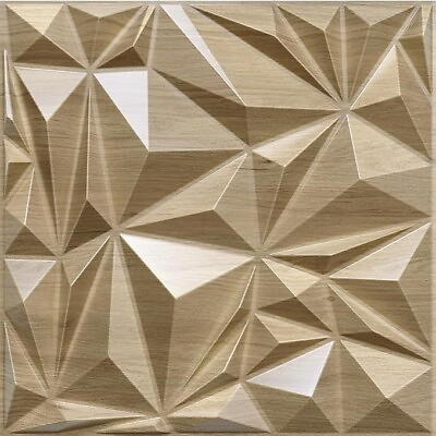 #ad STICKGOO 3D Wall Panels for Interior Wall Decor Natural Oak Faux Wood Panels... $77.00