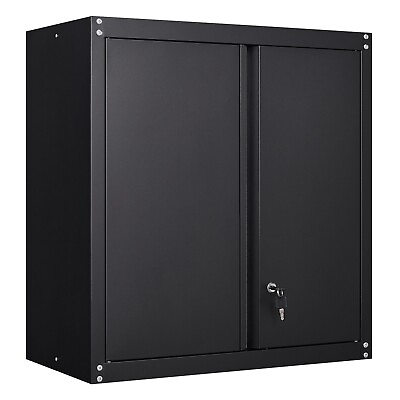 #ad #ad Metal Wall Storage Cabinet 28”Locking Storage Cabinet with Doors and Shelves $149.99