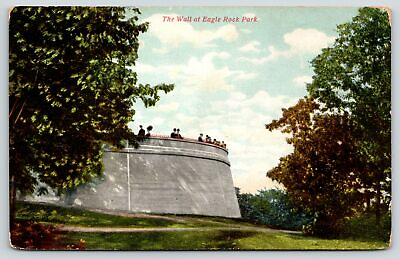 #ad West Orange New Jersey Wall @ Eagle Rock Park Victorians on Lookout c1910 $11.50
