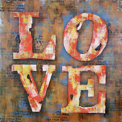 #ad #ad LOVE 3D Wall Art Metal Cutout Sculpture Painting Art Hanging Home Decor Gift $124.50