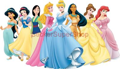 #ad DISNEY PRINCESS GROUP Decal Removable WALL STICKER Home Decor Art FREE SHIPPING $18.14