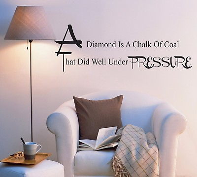 #ad Wall Vinyl Lettering Letters Quote Words Letters Diamond Pressure z4899 $9.99