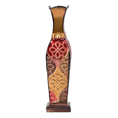 #ad #ad Metal Vase Floor New Tall Decor Decorative Large Home Office Spa Flower Flow $27.54