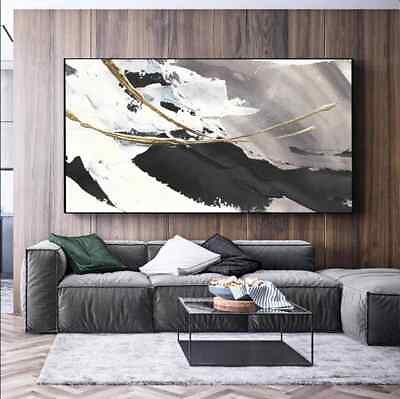#ad Oil Painting Wall Art Picture 100% Hand Wall Art Living Room Decor $237.90