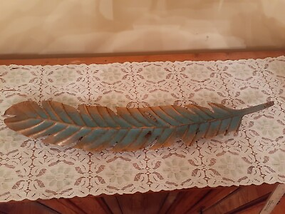 #ad Metal Feather Wall Southwestern Accent Home Decor $16.00